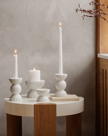 링비 튜라 캔들홀더 14 cm - White - Lyngby Porcelæn | 링비