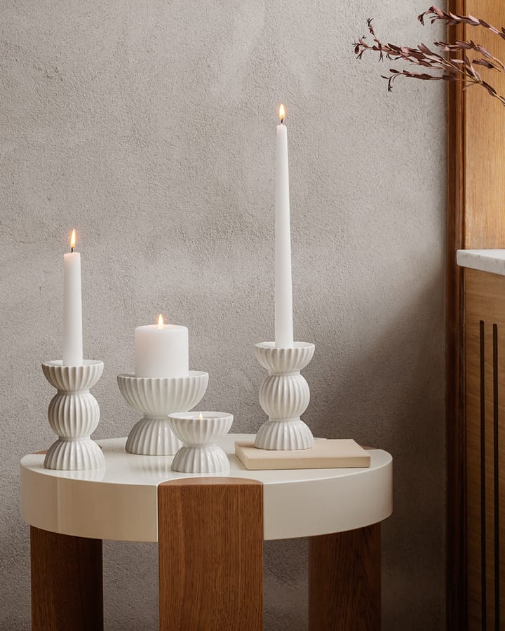 링비 튜라 캔들홀더 14 cm, White Lyngby Porcelæn | 링비