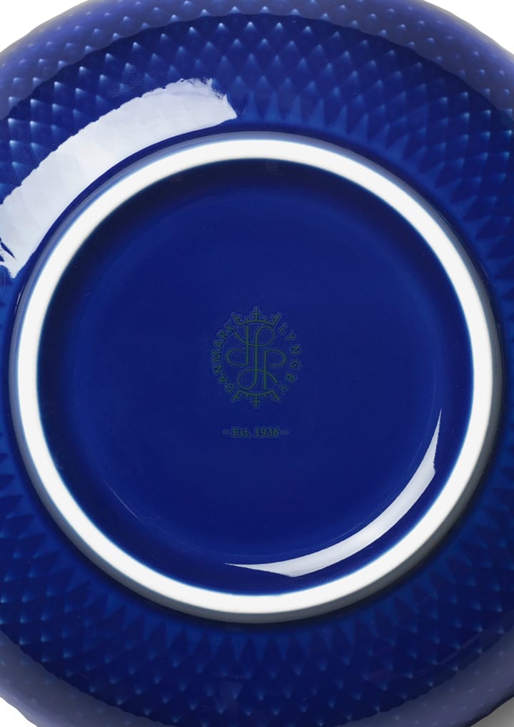 롬브 보울 Ø15.5 cm, Dark blue Lyngby Porcelæn | 링비