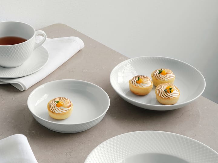 롬브 디저트 접시 Ø16 cm, White Lyngby Porcelæn | 링비