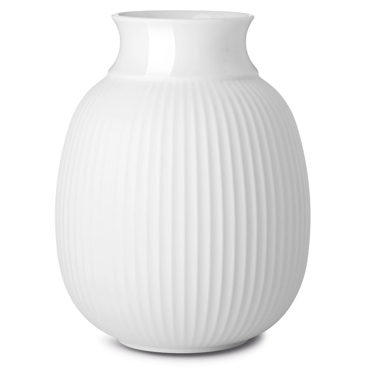 링비 커브 화병 17.5 cm, White Lyngby Porcelæn | 링비