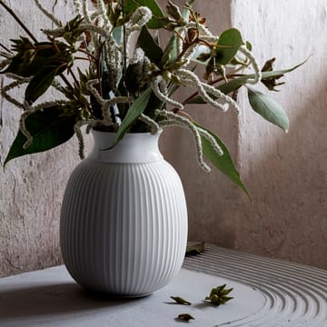 링비 커브 화병 17.5 cm - White - Lyngby Porcelæn | 링비
