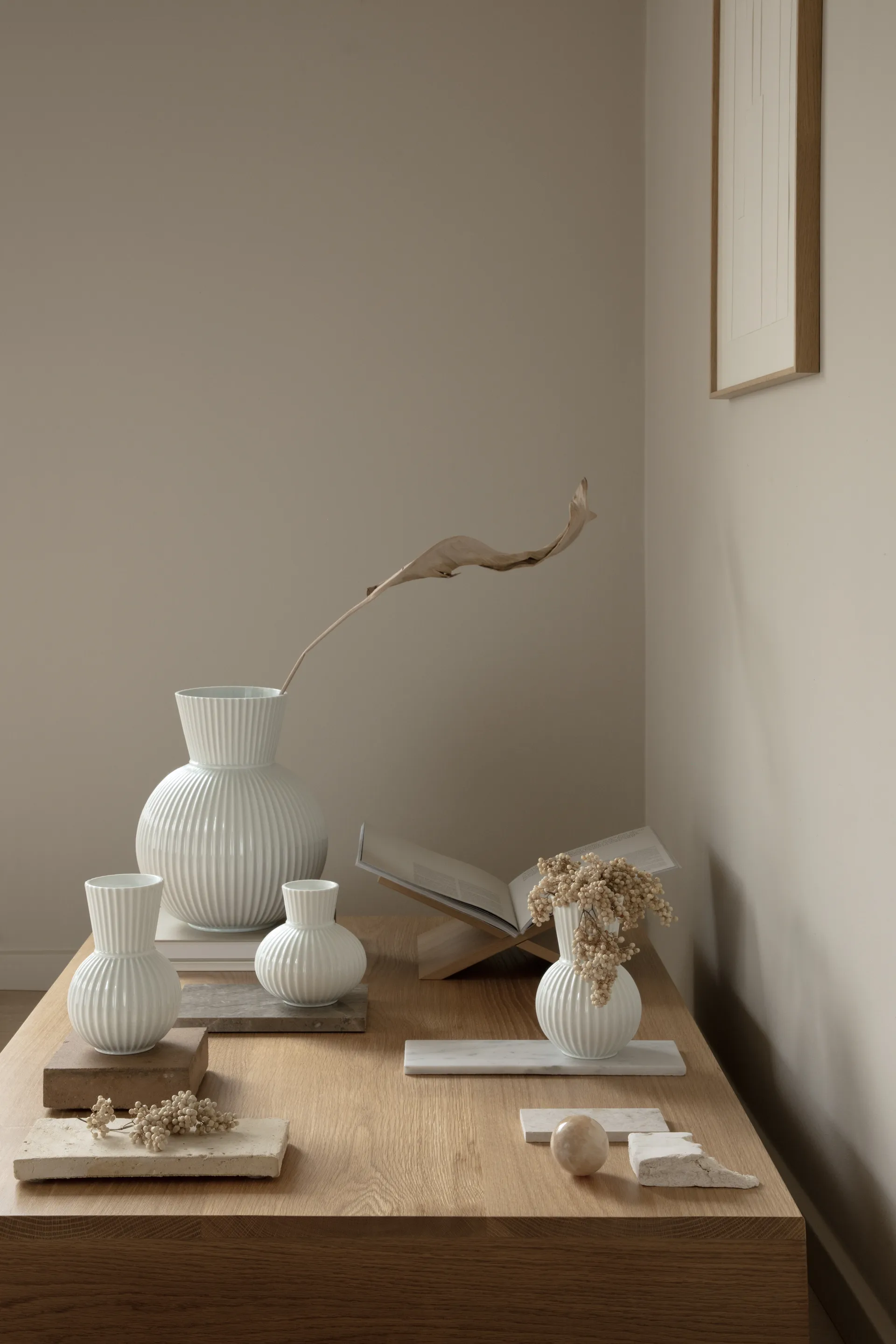 링비 튜라 화병 화이트, 18 cm Lyngby Porcelæn | 링비
