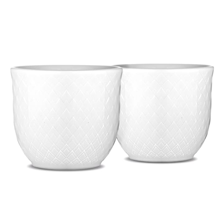 롬브 에그컵. 2개 세트 - white - Lyngby Porcelæn | 링비