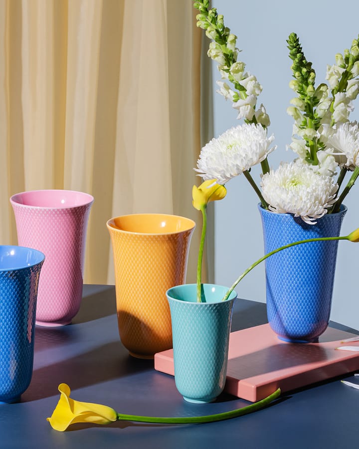 롬브 화병 20 cm, Blue Lyngby Porcelæn | 링비