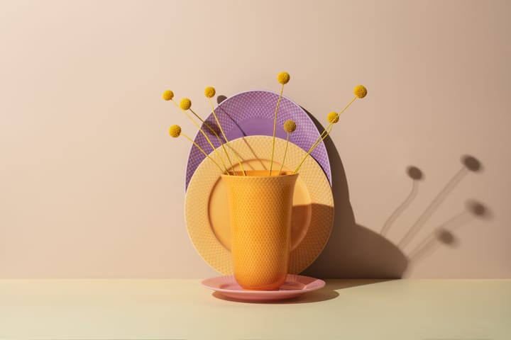 롬브 화병 20 cm, Yellow Lyngby Porcelæn | 링비