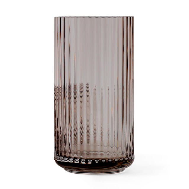 유리 화병 스모크 브라운 - 20 cm - Lyngby Porcelæn | 링비