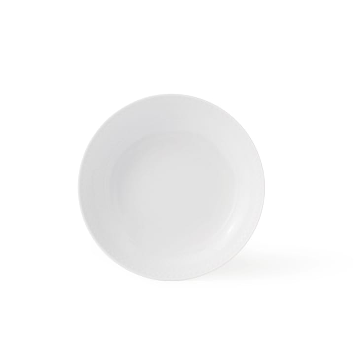 롬브 딥플레이트 화이트 - Ø 20 cm - Lyngby Porcelæn | 링비