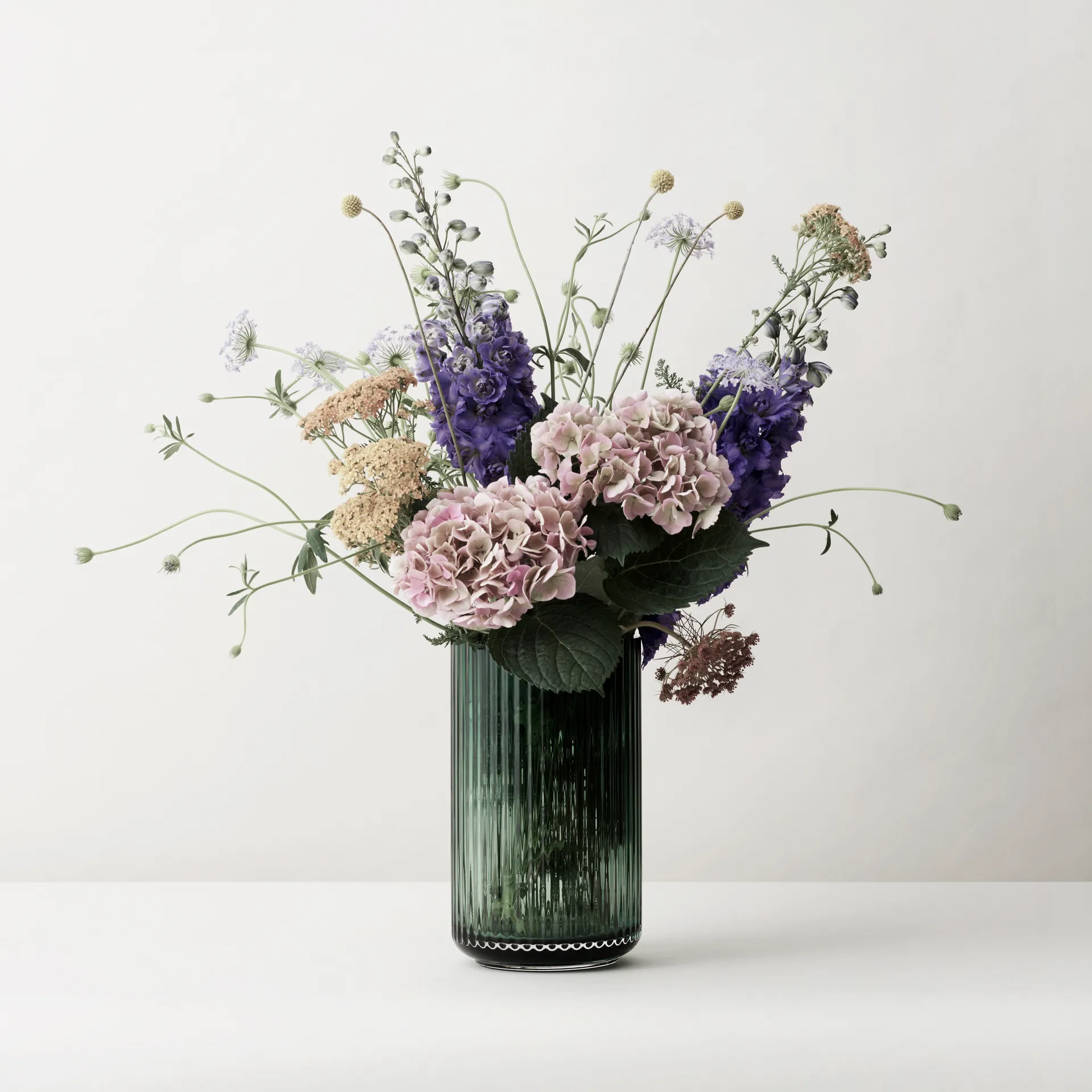 링비 유리 화병 그린, 20 cm Lyngby Porcelæn | 링비