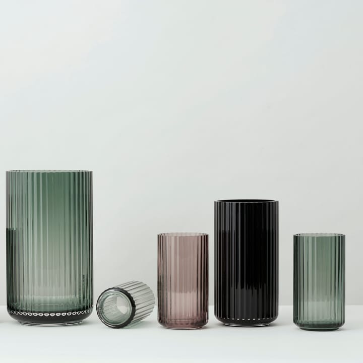 링비 유리 화병 버건디, 20 cm Lyngby Porcelæn | 링비