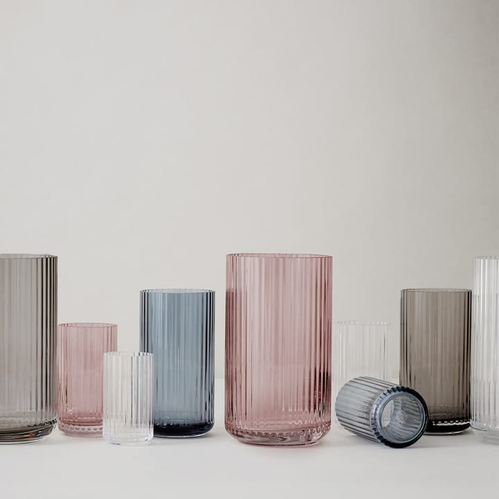 유리 화병 스모크 브라운 - 20 cm - Lyngby Porcelæn | 링비