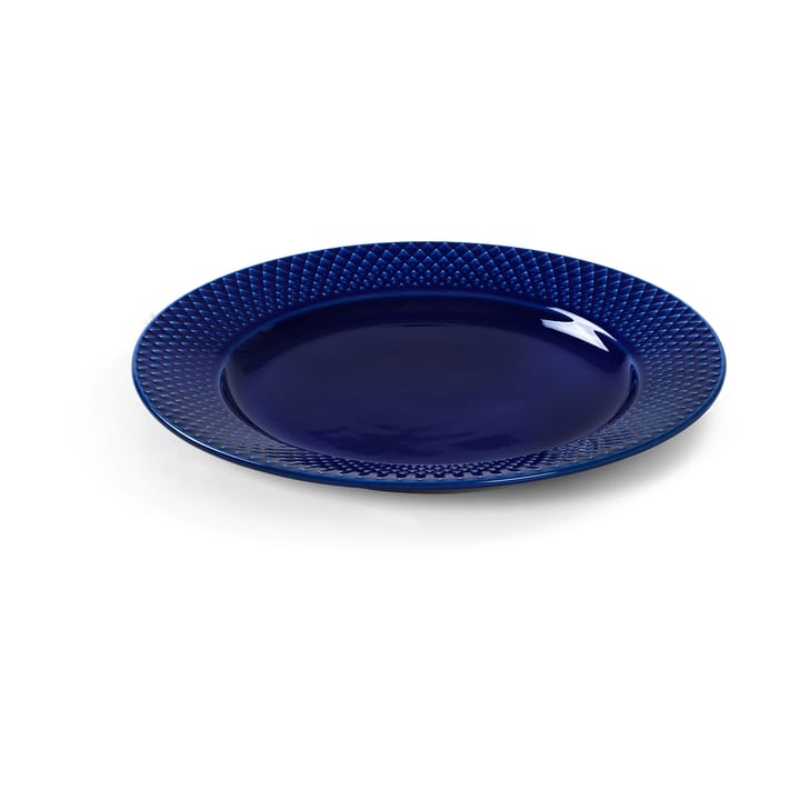 롬브 접시 Ø23 cm, Dark blue Lyngby Porcelæn | 링비