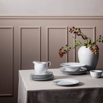 롬브 접시 화이트 - Ø 23 cm - Lyngby Porcelæn | 링비