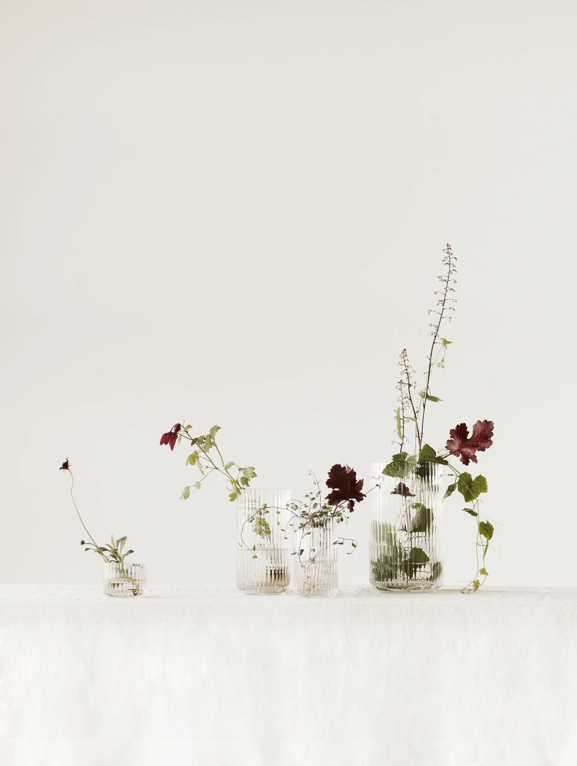 링비 유리 화병 클리어, 25 cm Lyngby Porcelæn | 링비