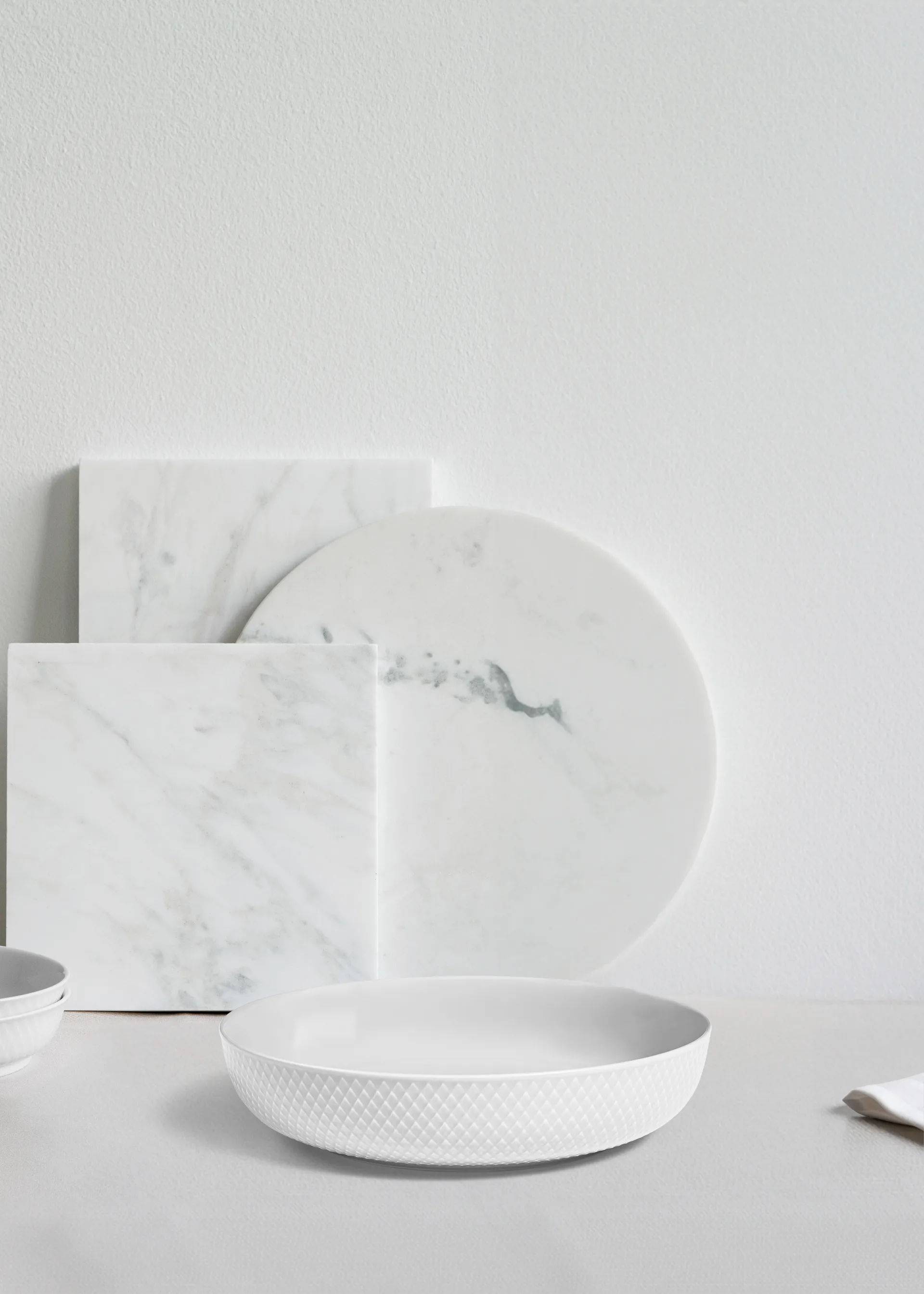 롬브 서빙볼 28 cm, White Lyngby Porcelæn | 링비