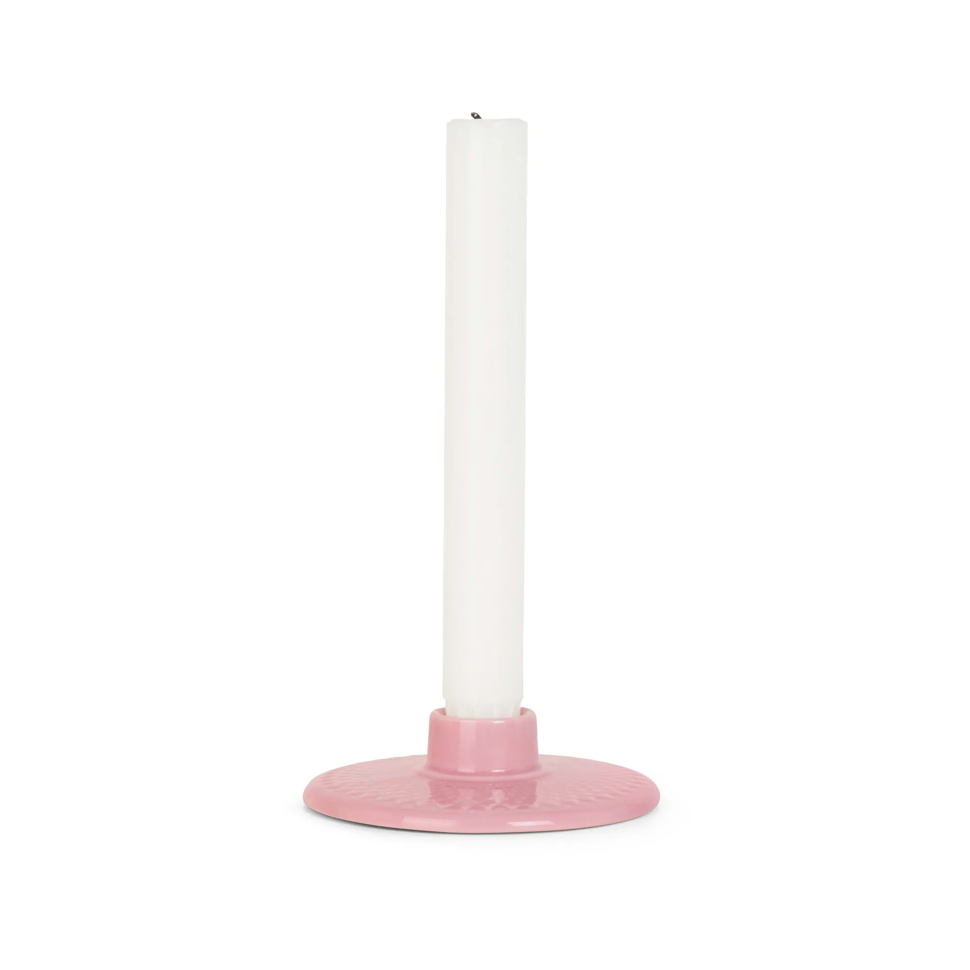 롬브 캔들 홀더 3 cm, Pink Lyngby Porcelæn | 링비