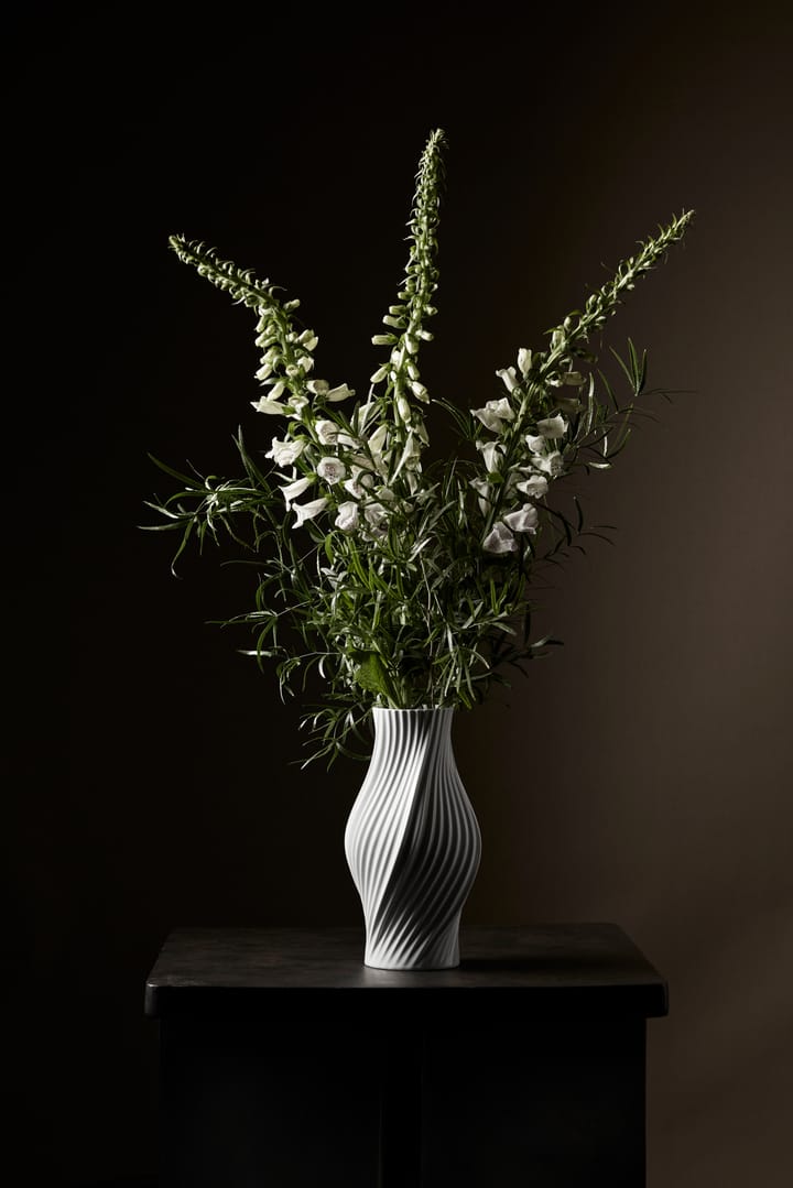 트위스트 화병 31 cm, White Lyngby Porcelæn | 링비