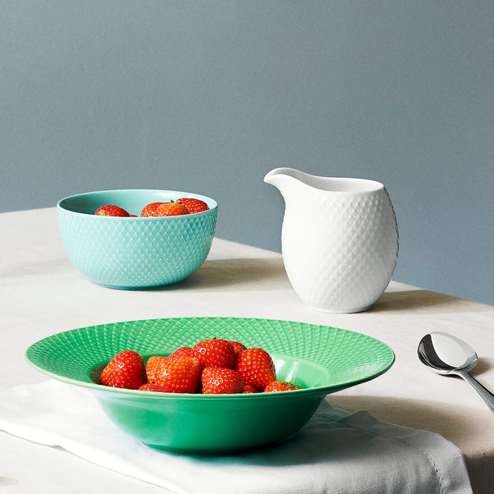 롬브 보울 32 cl, turquoise Lyngby Porcelæn | 링비