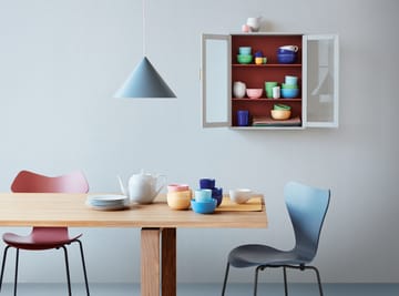 롬브 손잡이 없는 머그 33 cl - Turquoise - Lyngby Porcelæn | 링비