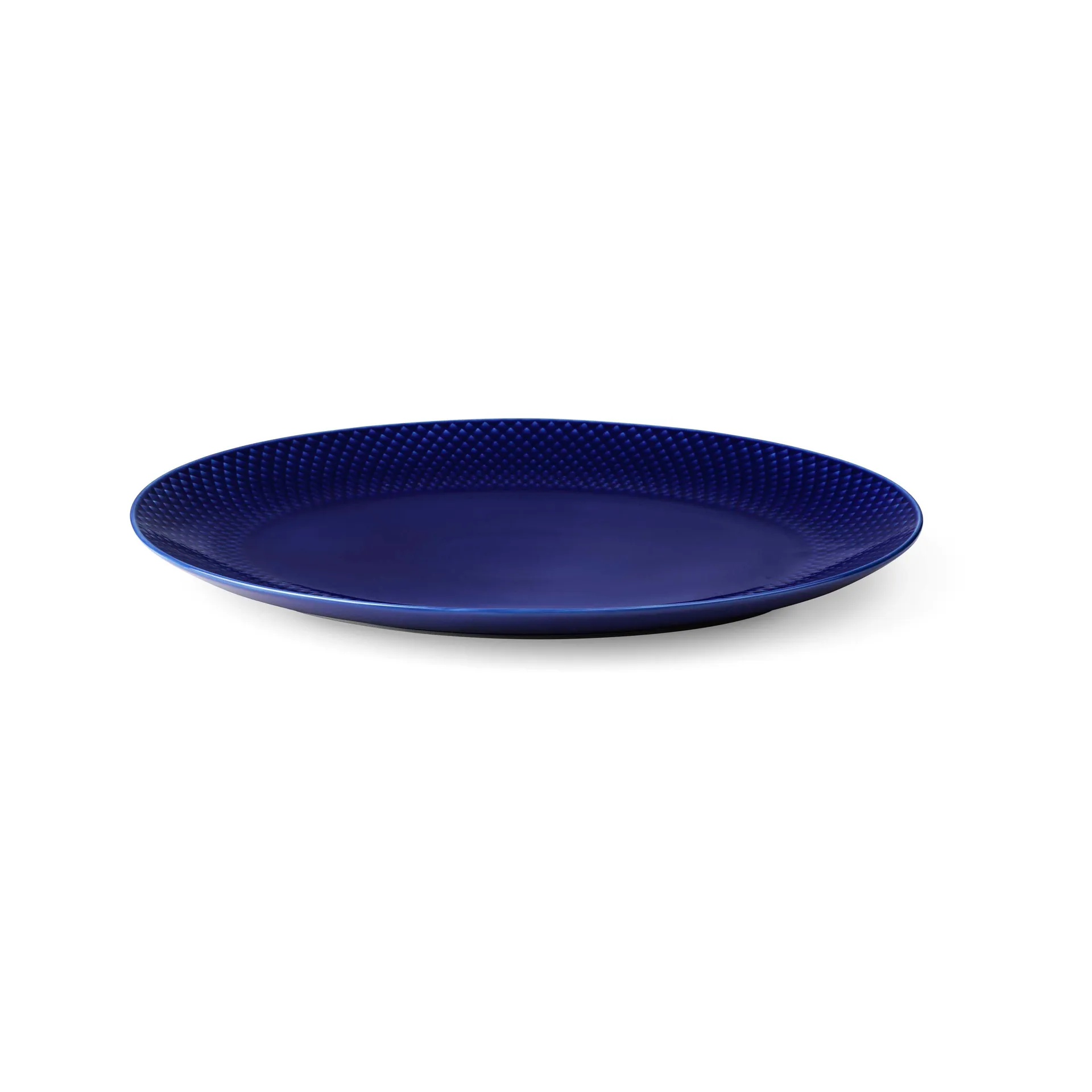 롬브 서빙 소서 35 cm, Dark blue Lyngby Porcelæn | 링비