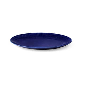 롬브 서빙 소서 35 cm - Dark blue - Lyngby Porcelæn | 링비