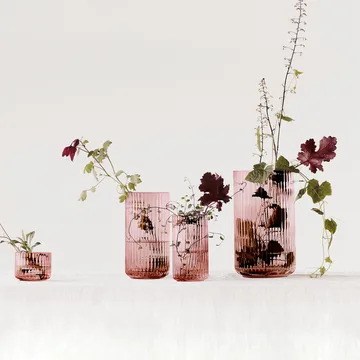 링비 유리 화병 버건디 - 38 cm - Lyngby Porcelæn | 링비
