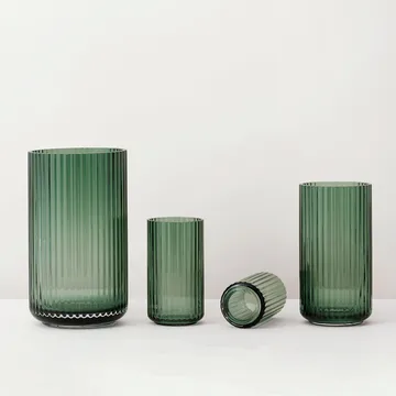 링비 화병 글라스 코펜하겐 그린 - 38 cm - Lyngby Porcelæn | 링비