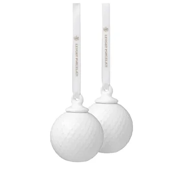롬브 소품 바우블 Ø5 cm 2팩 - White - Lyngby Porcelæn | 링비