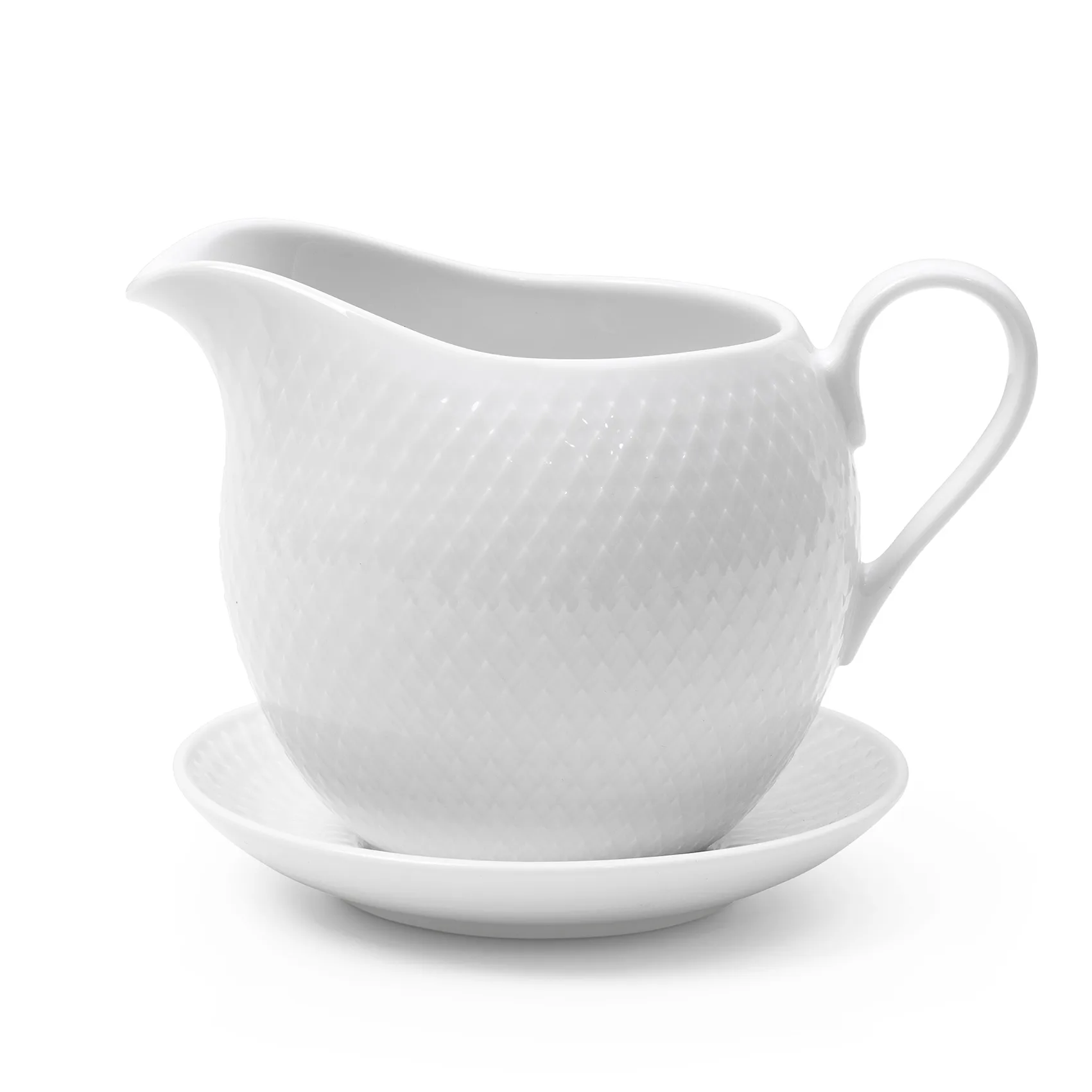 롬브 소스 저그 67 cl, White Lyngby Porcelæn | 링비
