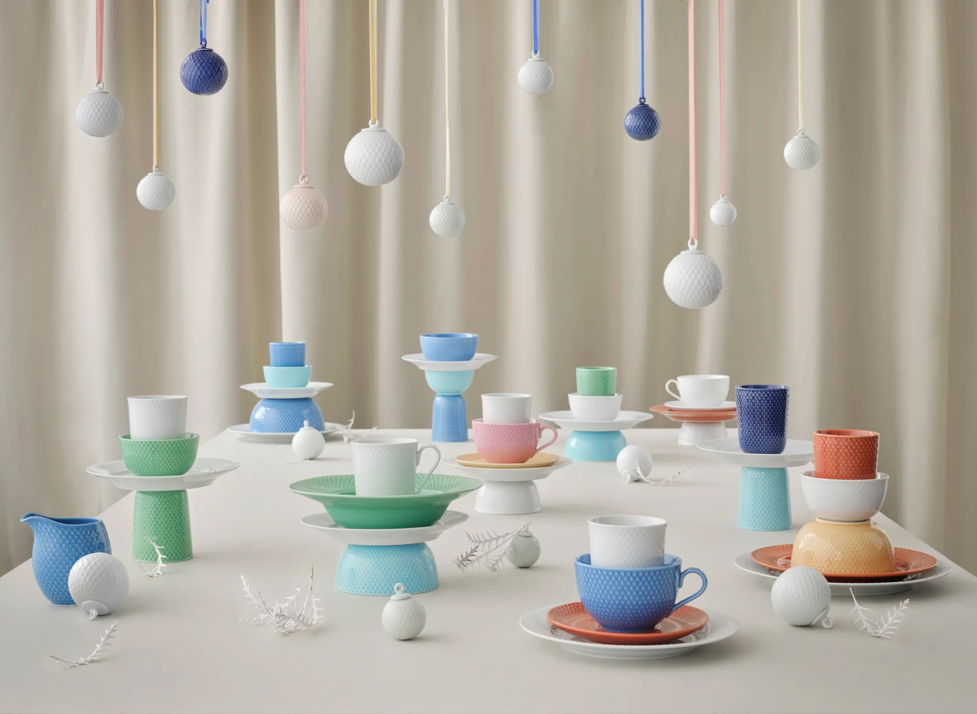 카렌 블릭센 별 장식품 Ø7 cm, white Lyngby Porcelæn | 링비