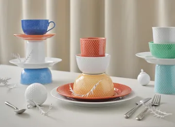 카렌 블릭센 별 장식품 Ø7 cm - white - Lyngby Porcelæn | 링비