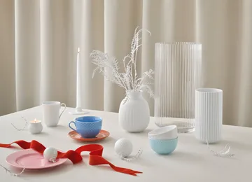 카렌 블릭센 별 장식품 Ø7 cm - white - Lyngby Porcelæn | 링비