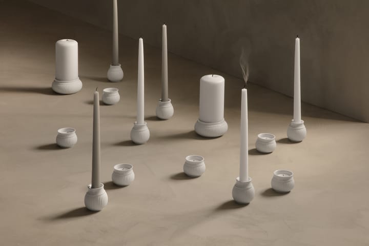 커브 캔들 스틱 7 cm, White Lyngby Porcelæn | 링비