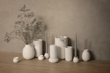 커브 캔들 스틱 7 cm - White - Lyngby Porcelæn | 링비