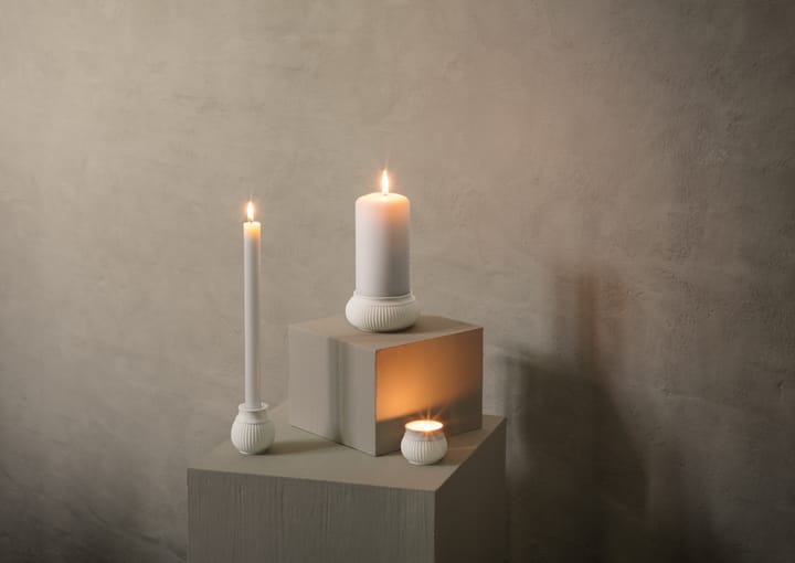 커브 캔들 스틱 7 cm, White Lyngby Porcelæn | 링비