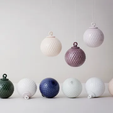 카렌 블릭센 별 장식품 Ø7 cm - white - Lyngby Porcelæn | 링비
