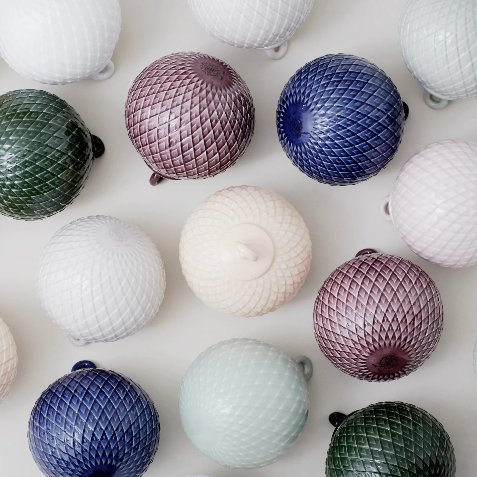 카렌 블릭센 별 장식품 Ø7 cm, white Lyngby Porcelæn | 링비