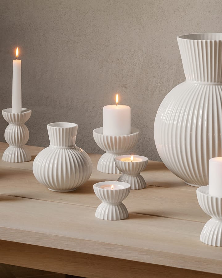 링비 튜라 티라이트 홀더 Ø8 cm, White Lyngby Porcelæn | 링비