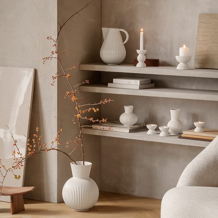 링비 튜라 티라이트 홀더 Ø8 cm, White Lyngby Porcelæn | 링비