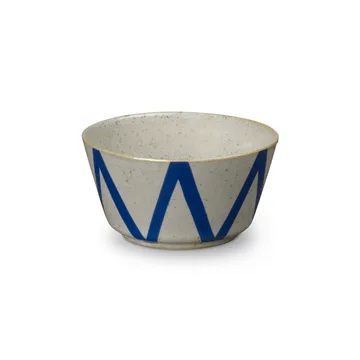DAN-ILD zigzag  보울 Ø9 cm - blue - Lyngby Porcelæn | 링비