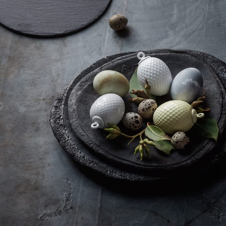 롬베 Easter Egg - White - Lyngby Porcelæn | 링비