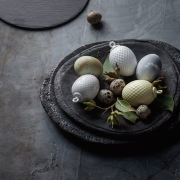 롬베 Easter Egg - Yellow - Lyngby Porcelæn | 링비