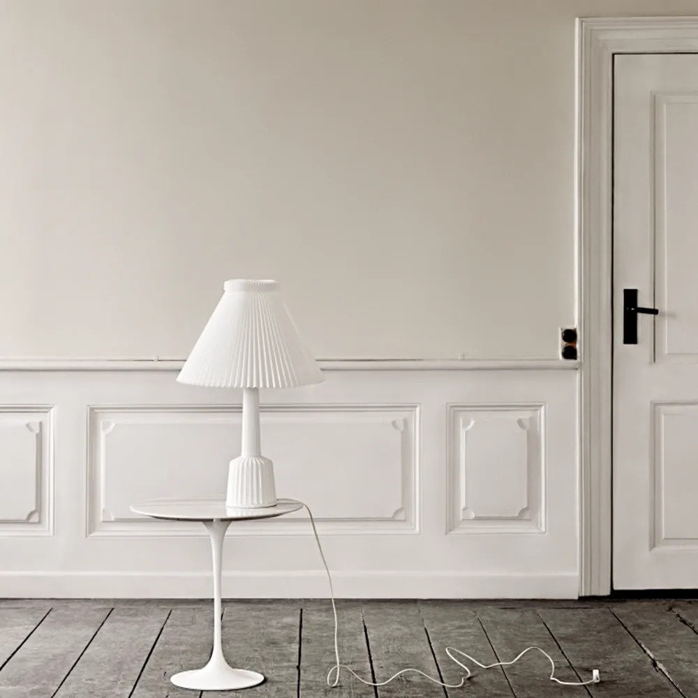 Esben klint 테이블 조명, White, h.65 cm Lyngby Porcelæn | 링비