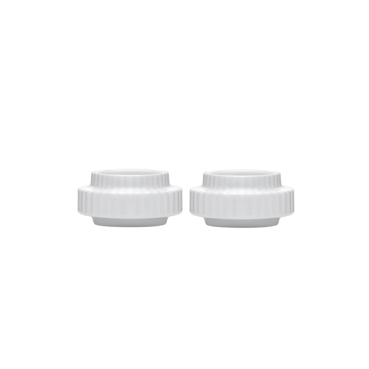 Lyngby 전구 6.5 cm 2개 세트, White Lyngby Porcelæn | 링비