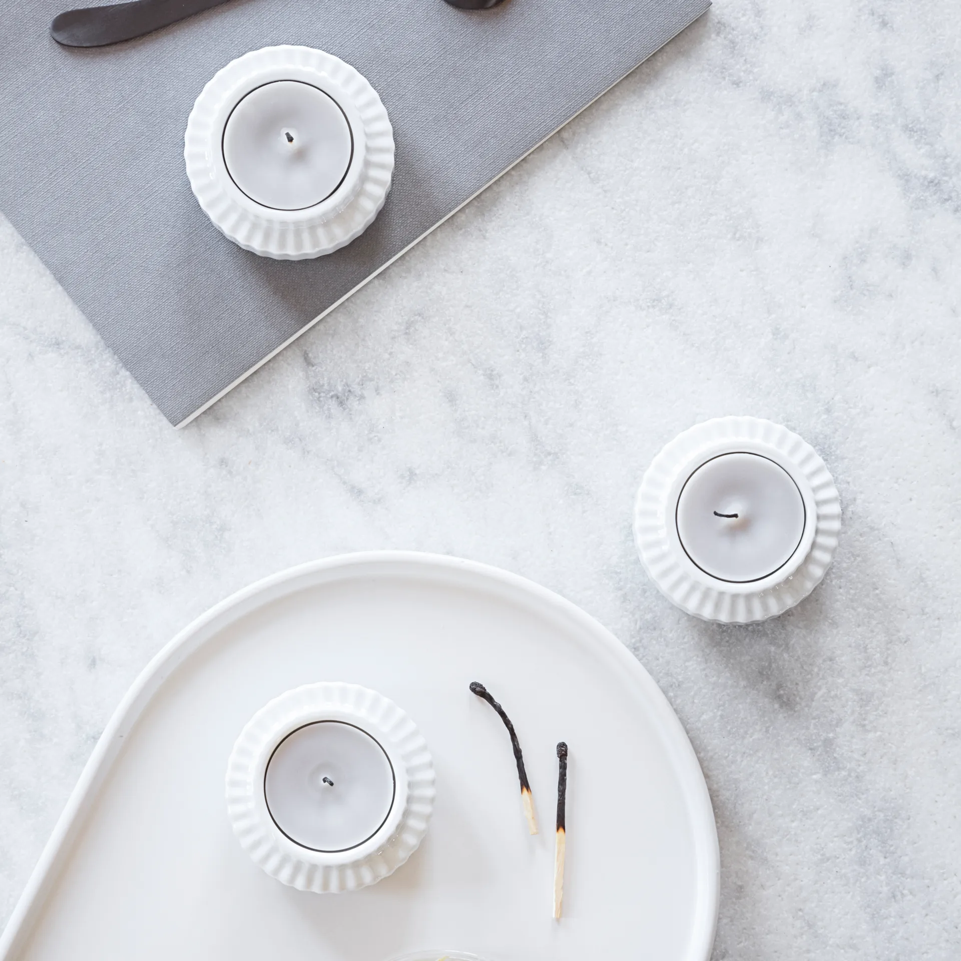 Lyngby 전구 6.5 cm 2개 세트, White Lyngby Porcelæn | 링비