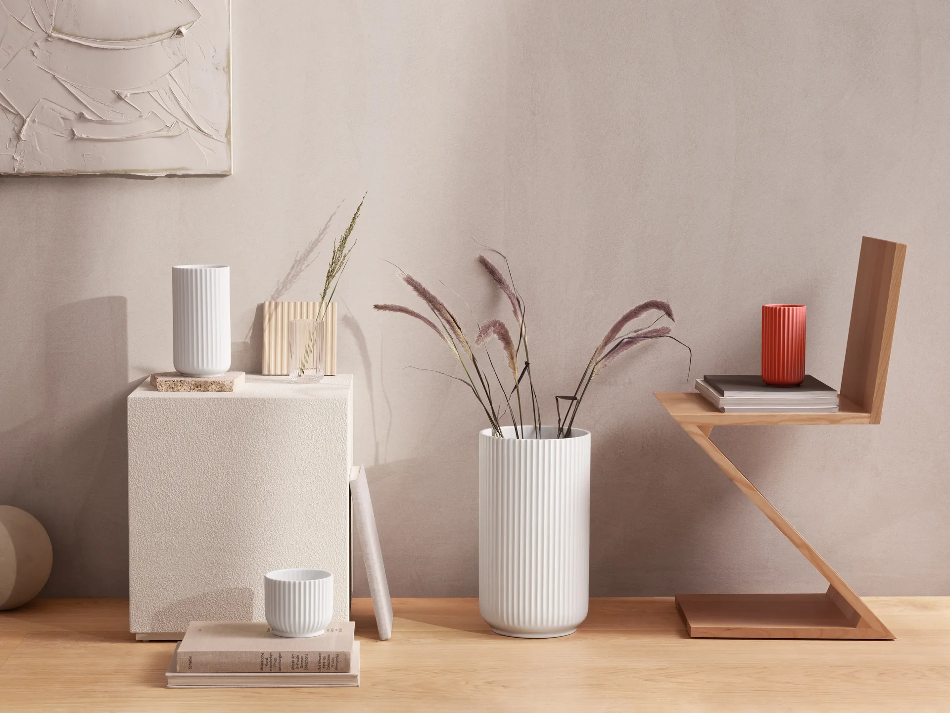 링비 화병, Red, 15.5 cm Lyngby Porcelæn | 링비