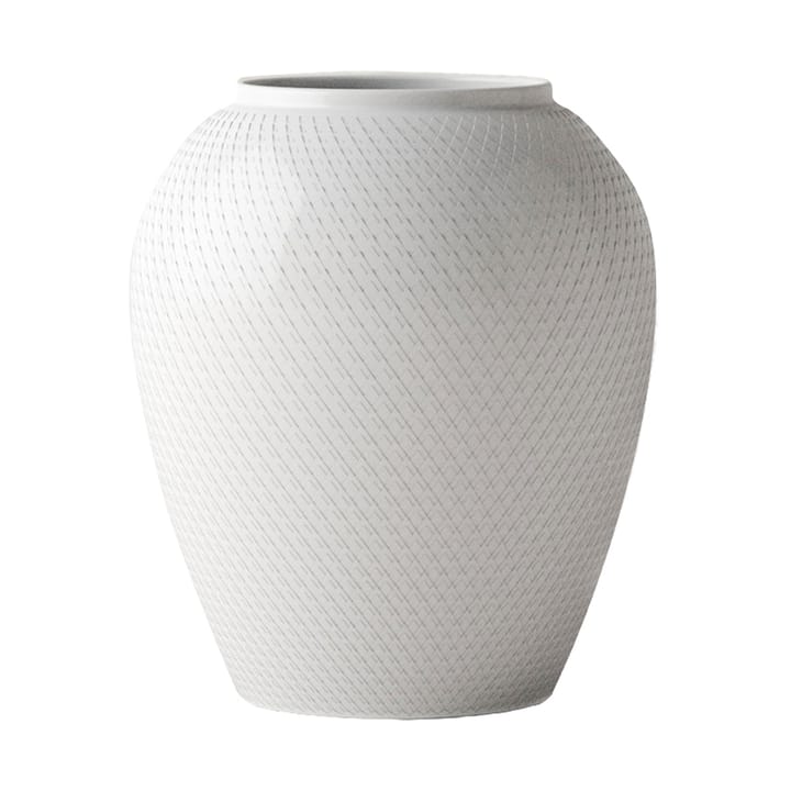 Rhombe 화병 Ø21.5 cm - White - Lyngby Porcelæn | 링비