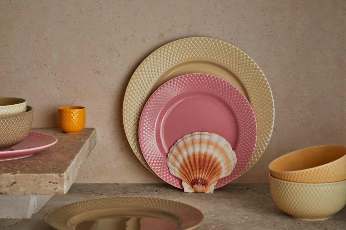 Rhombe Earth 보울 Ø13 cm, Marble Lyngby Porcelæn | 링비