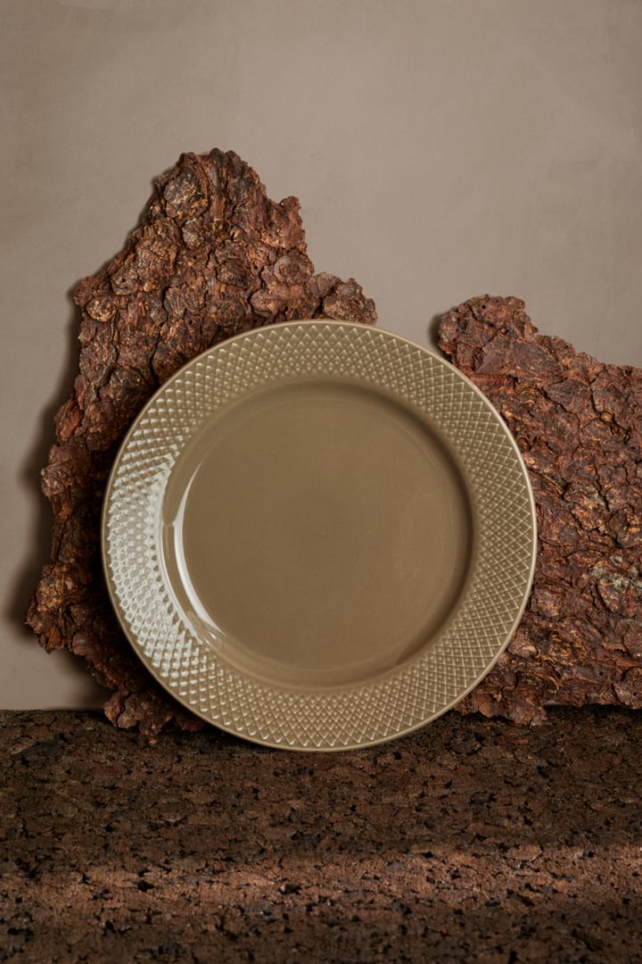 Rhombe Earth 런치 플레이트 Ø23 cm, Clay Lyngby Porcelæn | 링비