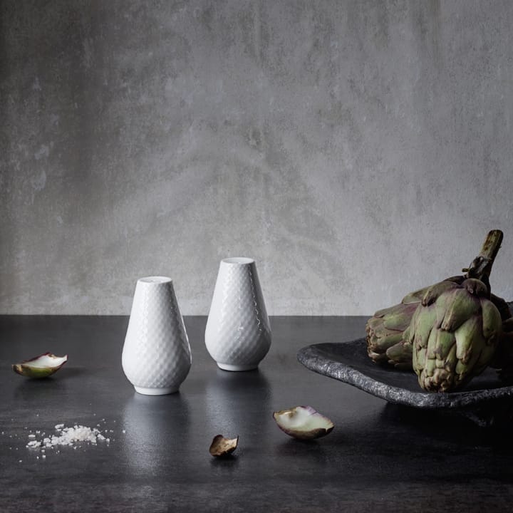 롬브 솔프&페퍼�세트, White Lyngby Porcelæn | 링비